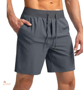 Premium Quality 100% Cotton Canvas Men Beach Trunks Board Shorts <b>High</b> Eco-Friendly Quick Dry Short <b>Knee</b> Length Zipper Fly - Product Image 1