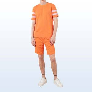 Conjunto Casual de Verano de Dos Piezas, Camiseta Estampada y Pantalones Cortos a Juego para Hombres y Adolescentes, Conjuntos Deportivos - Product Image 5
