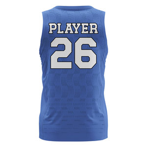 Maillot de basket personnalisé, col en V, sans manches, sublimation personnalisée, vêtements d'équipe avec logo, nom et numéro du joueur, vente en gros - Product Image 6