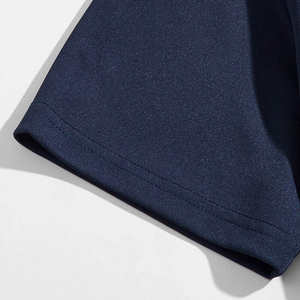 Produit en promotion, nouvelle arrivée, ensemble de t-shirts et shorts à manches courtes pour hommes, ensemble assorti de couleur contrastée pour adultes - Product Image 5