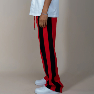 Lightweight Breathable Men's Flare Pants Trendy Wide Leg Trainers Soft Fabric Festivals <b>Travel</b> Flared <b>Trouser</b> High Elastic Waist - Product Image 2