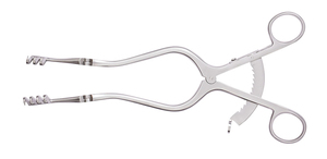 Medic Instrument Cone Retractors (3x4 Blunt/Sharp Prongs) Beckman Weitlaner Retractor 16.5cm Stainless Steel Manual Class I - Product Image 6