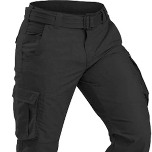 Pantalones Cargo para Hombre con Múltiples Bolsillos, Cintura Alta, Estilo Workwear, Tela de Lona de Peso Medio, Cierre de Botones, Corte Recto - Product Image 5