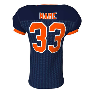Maillot de football personnalisé imprimé, anti-transpiration, pour jeunes et adultes, sublimé, pour équipe de football américain, à vendre - Product Image 3