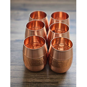 Top Selling New Arrival Pure <b>Copper</b> Hammered Design American Style Water Pot No <b>Handle</b> Custom Size Tableware Wedding Parties - Product Image 4