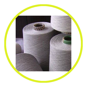 Fil à tricoter industriel durable NE 8s/1 en coton recyclé 100% filé à anneaux, antibactérien, écologique, résistant et léger pour le tricot à la main - Product Image 3