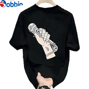Camiseta Personalizada de Verano, Camiseta de Algodón para Jóvenes Unisex, Nueva Camiseta Informal de Manga Corta de 260 Gramos con Estampado de Dibujos Animados - Product Image 4