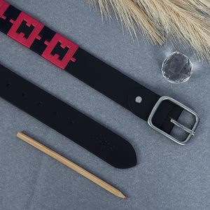 Equestrian Equine unisex men Women Kids Polo <b>Leather</b> Belt Brass Pin Buckle Top Grain <b>Harness</b> <b>Leather</b> Sports Belt Fashion Belts - Product Image 6