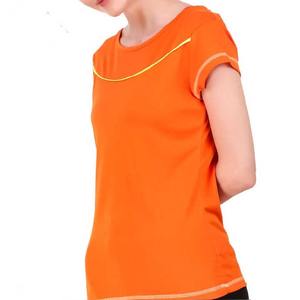 Camisetas de Cuello en V para Mujer, Diseño Nuevo, Ecológicas, Manga Corta, Última Moda, Ropa Casual para Adultos, Calidad al por Mayor - Product Image 5