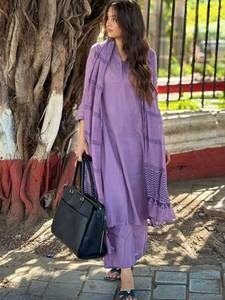 OFFRE SPÉCIALE ÉTÉ NOUVELLE COLLECTION SALWAR KAMEEZ EN TROIS PIÈCES AVEC DUPATTA EN CHANDERI, TISSU RAYON SLUB IMPRIMÉ, SÉCHAGE RAPIDE, STYLE FORMEL - Product Image 5