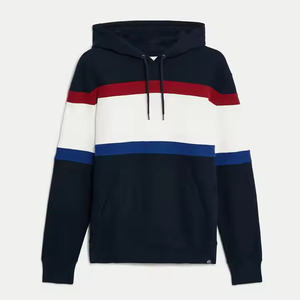 Hoodies d'hiver décontractés pour hommes, coupe régulière, personnalisables, en tissu respirant polyester/coton 350g, tricotés, vierges, collection 2025 - Product Image 1
