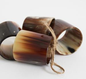 Anillo y Porta Servilletas de Cuerno de Búfalo Negro, Diseño Artesanal para Decoración de Mesa, Ideal para Fiestas y Eventos, a un Precio Muy Atractivo - Product Image 4