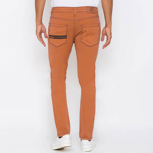 Jeans de Mezclilla de Algodón Grueso para Hombre, Corte Holgado, Transpirables, de Alta Calidad, OEM, con Bolsillos Cargo, Lavado Ácido, Cintura Media - Product Image 3