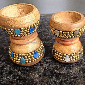 Quemador de Incienso Islámico Medkhan de Madera y Metal con Diseño de Estilo Árabe, Duradero, Hecho a Mano, Ecológico, para Uso Religioso - Product Image 1