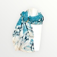 Anneau pour foulard en corne de buffle écologique avec finition polie, maintien sûr et élégance douce pour les foulards - Cadeau pour le Nouvel An et Halloween