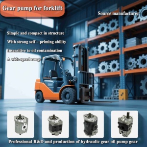 חלקי מלגזה-משאבת שמן הידראולית למלגזה חשמלית KRP4-23CSSB/33ABS סגסוגת אלומיניום 5 כוחות סוס נפח 20-25 סמ\\\"ק - Product Image 6