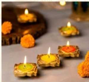 Lámparas de aceite de arcilla terracota con acabado metálico, hechas a mano, tradicionales, para el festival Diwali, decoración del hogar y venta al por mayor. - Product Image 1