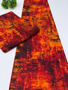 Tela de Algodón Estampada con Cera Africana Multicolor de Alta Calidad para Confección de Prendas de Moda, Mozambique - Product Image 5