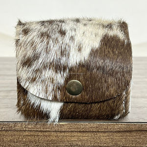Real Handmade Hair On Hide Fur Leather Coin Change Purses <b>Cute</b> Mini Fur <b>Wallet</b> Travel Storage Fashion Accessory for Coin & Keys - Product Image 4