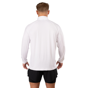 เสื้อฝึกซ้อมแขนยาวแบบซิป ¼ สำหรับผู้ชาย เนื้อผ้าบางเบา ระบายอากาศได้ดี เหมาะสำหรับออกกำลังกายที่ยิม - Product Image 3