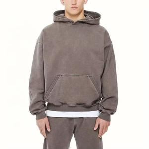 Trajes Deportivos de Invierno para Hombre, de Primera Calidad, Más Vendidos, Casuales, Ecológicos, de Color Sólido, de Poliéster/Algodón, Cómodos, con Capucha, Elásticos en Cuatro Direcciones - Product Image 4