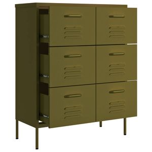 31.5 verde oliva "x 13.8" x 40 "cassettiera in acciaio per organizzare il tuo spazio - Product Image 6