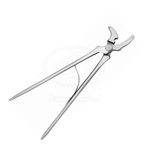 Clavadora de herraduras curva GE con resorte, de acero, 14 pulgadas, reutilizable, acabado satinado, herramienta profesional para herradores - Product Image 5