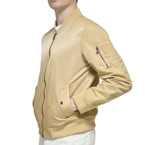 Chaquetas Bomber de Satén para Hombre de Diseño Personalizado y Alta Calidad, Chaqueta de Invierno 100% Satén con Logotipo Personalizado al por Mayor - Product Image 6