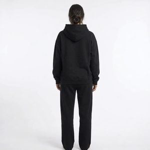 Conjunto Deportivo Personalizado al por Mayor de Alta Calidad para Mujer, Sudadera con Capucha y Pantalones Deportivos de Felpa de Algodón Extra Grandes - Product Image 2