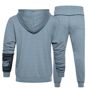 Survêtement de sport personnalisé pour hommes, jogging, couleurs contrastées, vêtements de sport pour hommes, course à pied, entraînement - Product Image 2