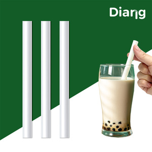 หลอดดูดน้ำ PLA ย่อยสลายได้ขนาดใหญ่ [DONGILPLATECHI] รุ่น Diang 11 x 210 มม. สำหรับกาแฟ น้ำผลไม้ สมูทตี้ - Product Image 2
