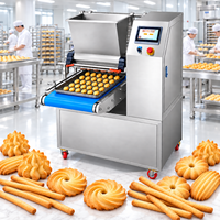 Déposeur automatique de biscuits avec machine à découper les biscuits en fil métallique en option pour boulangerie