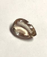 Piedra del sol de Oregón natural, tallada en forma de pera, limpia y brillante, procedente de EE. UU.