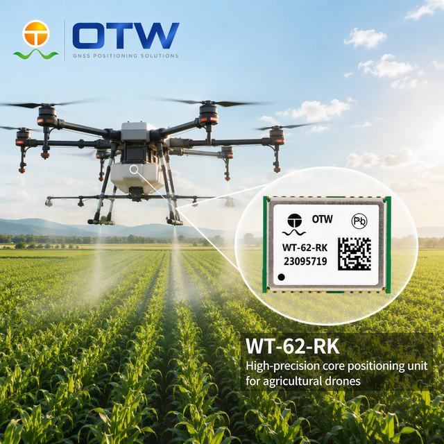 WT-62-RK Multi-GNSS RTK Module Centimeter Level Precision GPS L1 L5 Dual Frequency Receiver for UAV Drone & Agriculture