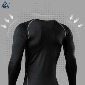 Leggings Elásticos y Pantalones Cortos de Entrenamiento, Conjunto Deportivo de 3 Piezas de Manga Larga, Transpirable, Compresión Atlética, para Gimnasio, Running y Fitness - Product Image 4
