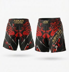Shorts de MMA Profesionales Cómodos, Transpirables y Ligeros que Ofrecen Flexibilidad, Durabilidad, Secado Rápido y Larga Duración - Product Image 4