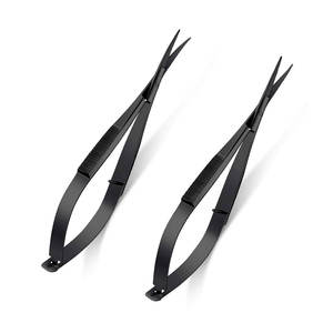 Ciseaux à ressort compacts à bord tranchant, poignée ergonomique, légers, pour travaux manuels - Product Image 1