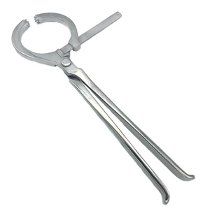 Testeur de sabots vétérinaire réglable en acier inoxydable robuste pour chèvres et moutons, outil de fermeur avec réglages de mâchoires multiples, portable et durable - Product Image 1