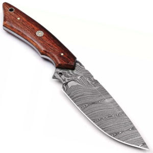 มีดเหล็กดามัสกัสทำมือ 9 นิ้ว คุณภาพสูง สำหรับใช้งานกลางแจ้งระดับมืออาชีพ ราคาส่งถูกจากโรงงาน ผลิตตามแบบ OEM - Product Image 2