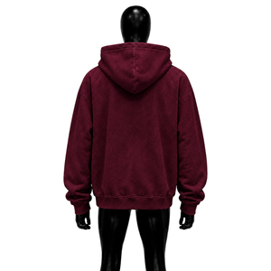 Maroon <b>Zip</b> <b>Up</b> <b>Hoodie</b> Women Oversized Heart <b>Graphic</b> Rhinestone Streetwear Full Zipper Hooded Sweatshirt Casual Fashion Wear Fits - Product Image 2