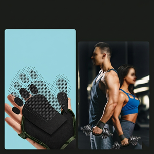 No Hand Fatigue Wholesale Custom Fitness Gym Gloves Anti <b>Slip</b> Weightlifting Gloves Breathable Workout Gloves With Wrist Support - Product Image 3