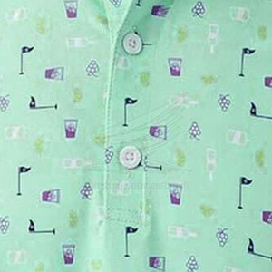 Polo personnalisé en sublimation, tissu respirant, vêtement décontracté, polo en sublimation - Product Image 4