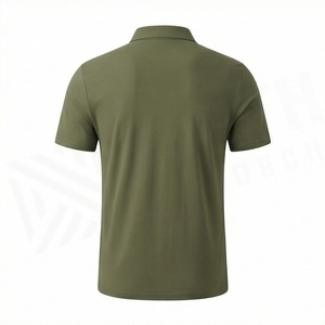 เสื้อโปโลผู้ชายแบบสบายๆ คุณภาพสูง สีสันตามสั่ง โลโก้สั่งทำได้ เนื้อผ้าหนา ระบายอากาศดี เหมาะสำหรับกีฬากอล์ฟและกิจกรรมกลางแจ้ง - Product Image 2