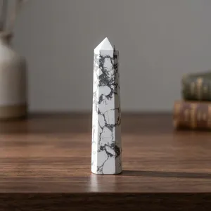 High Quality Natural Amethyst Agate <b>Crystal</b> Tower <b>Figurine</b> Handmade Polished Eco-Friendly Gemstone European Feng Shui Stone - Product Image 1