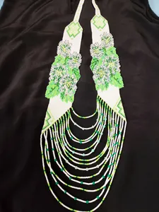 EXCLUSIVE DESIGN VINTAGE STYLE Handmade Ukrainian <b>Beaded</b> Gerdan Necklace Traditional Ethnic Gift for Women gifted, Christmas - Product Image 3