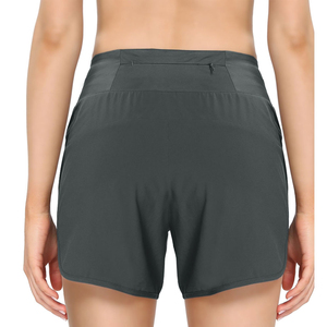 Shorts de yoga fitness pour femmes, sans coutures, taille haute, respirants, doux, extensibles, pour la gym, la course, anti-transpiration, tenue active d'été - Product Image 4