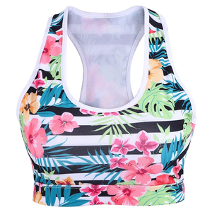 Sublimation Front Women's <b>Plus</b> <b>Size</b> High for Spandex/Polyester 220 GSM Quick Dry Eco-Friendly Sports <b>Bra</b> for Gym Yoga Fitness - Product Image 1
