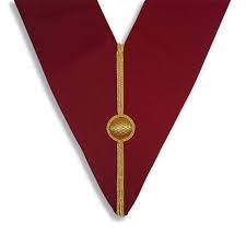 Collier d'officier de l'arche royale, insignes maçonniques de qualité supérieure, collier d'officier de chapitre cérémoniel brodé de fils d'or, écharpe - Product Image 6