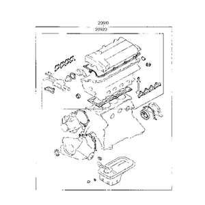 ปะเก็นและซีลใหม่ของเอลันตร้า 2091023B01 - Product Image 2