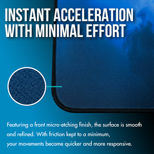 Rectangular Shape Premium Hybrid Surface Custom <b>Gaming</b> Mouse Pad For Speed & <b>Control</b> - Product Image 3